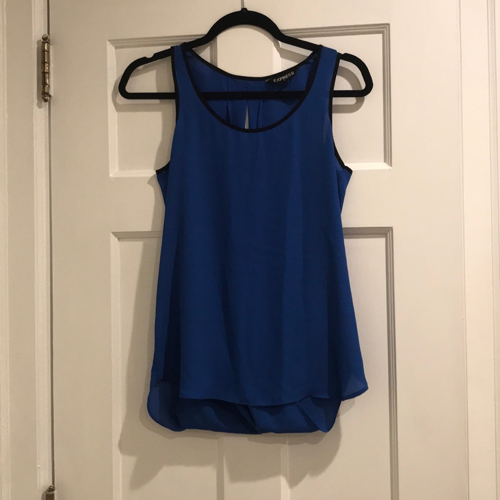 Express backless tank top